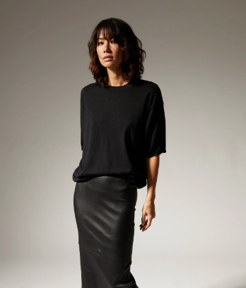 BOXY TEE CASHMERE