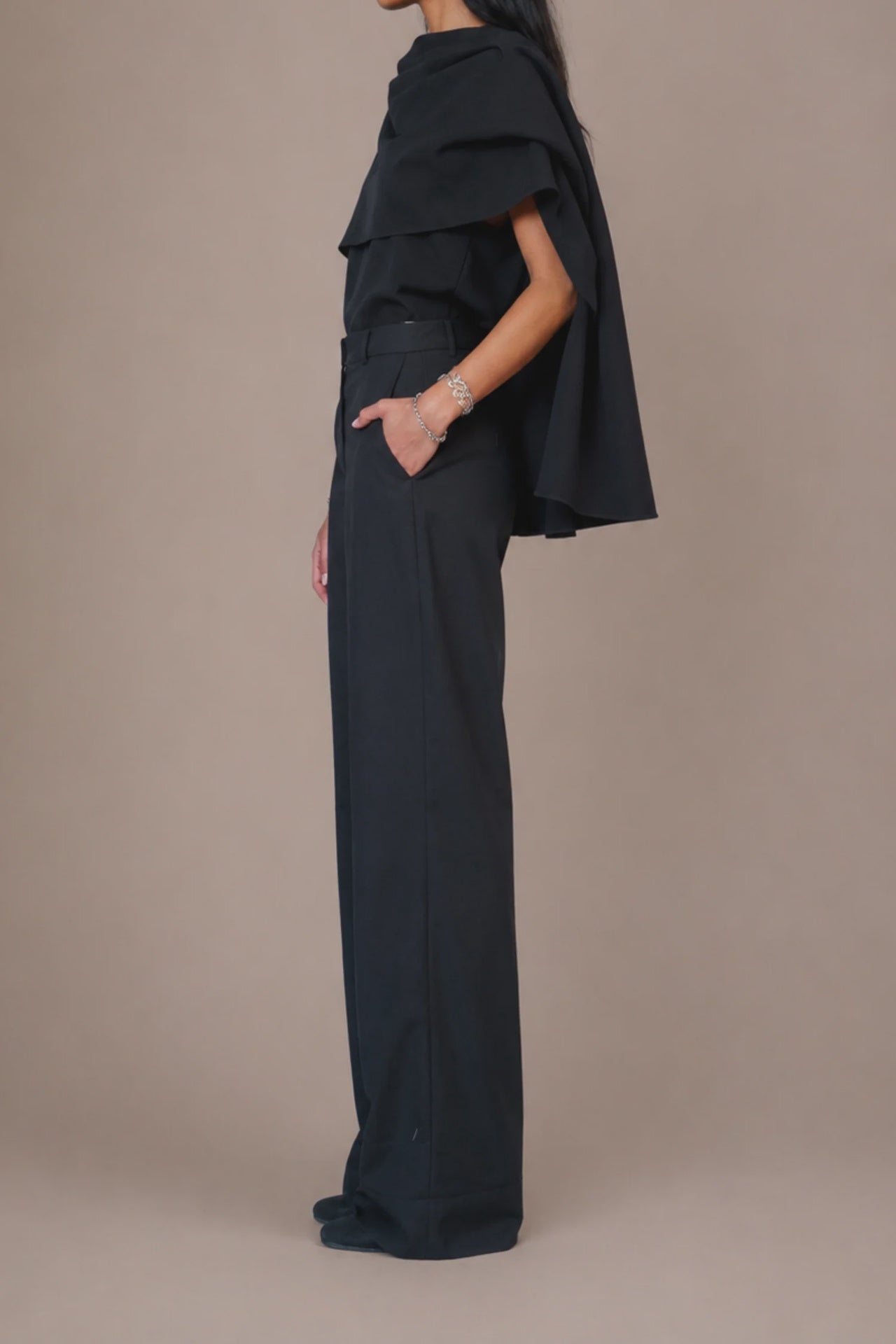 CAPE BLOUSE