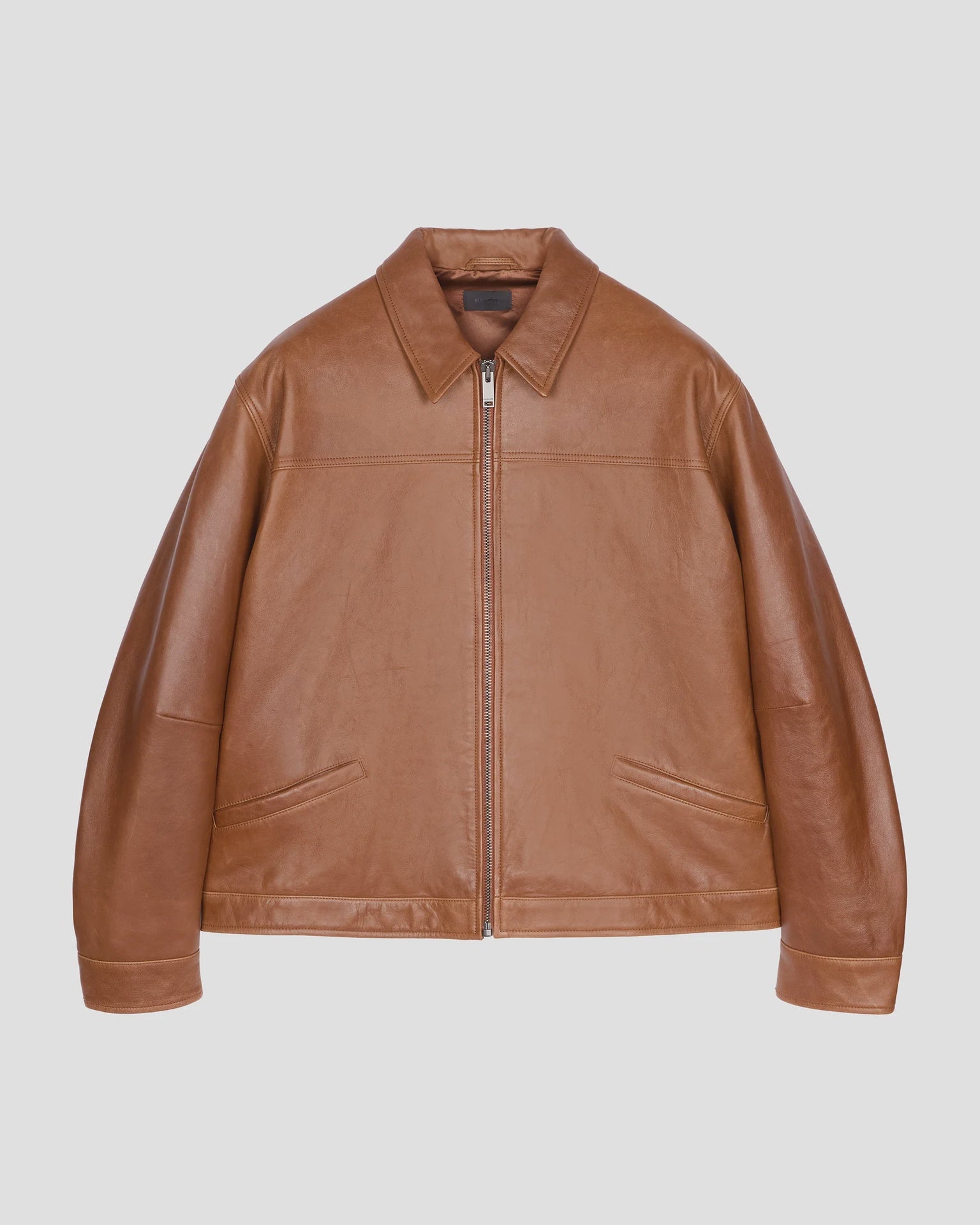 JOCELYN SILKY LEATHER JACKET