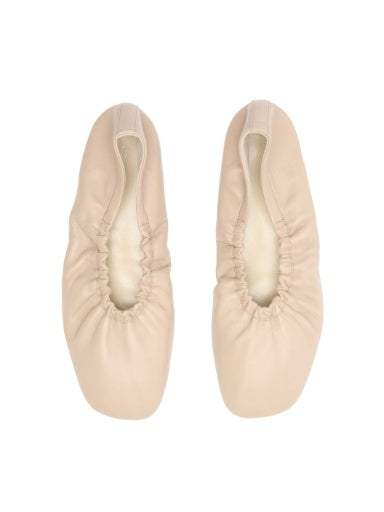 MICA FLAT ELASTIC LEATHER FAWN