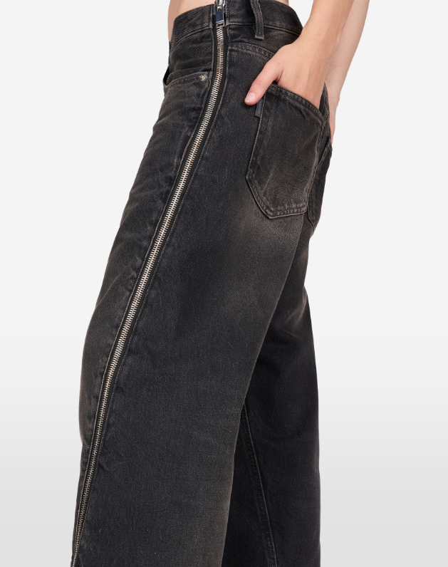 BONNIE ZIP DENIM JEANS