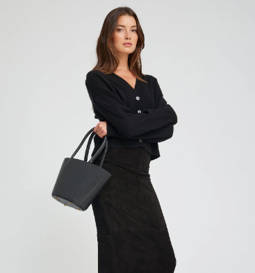 CAROLYN SUEDE TUBE SKIRT