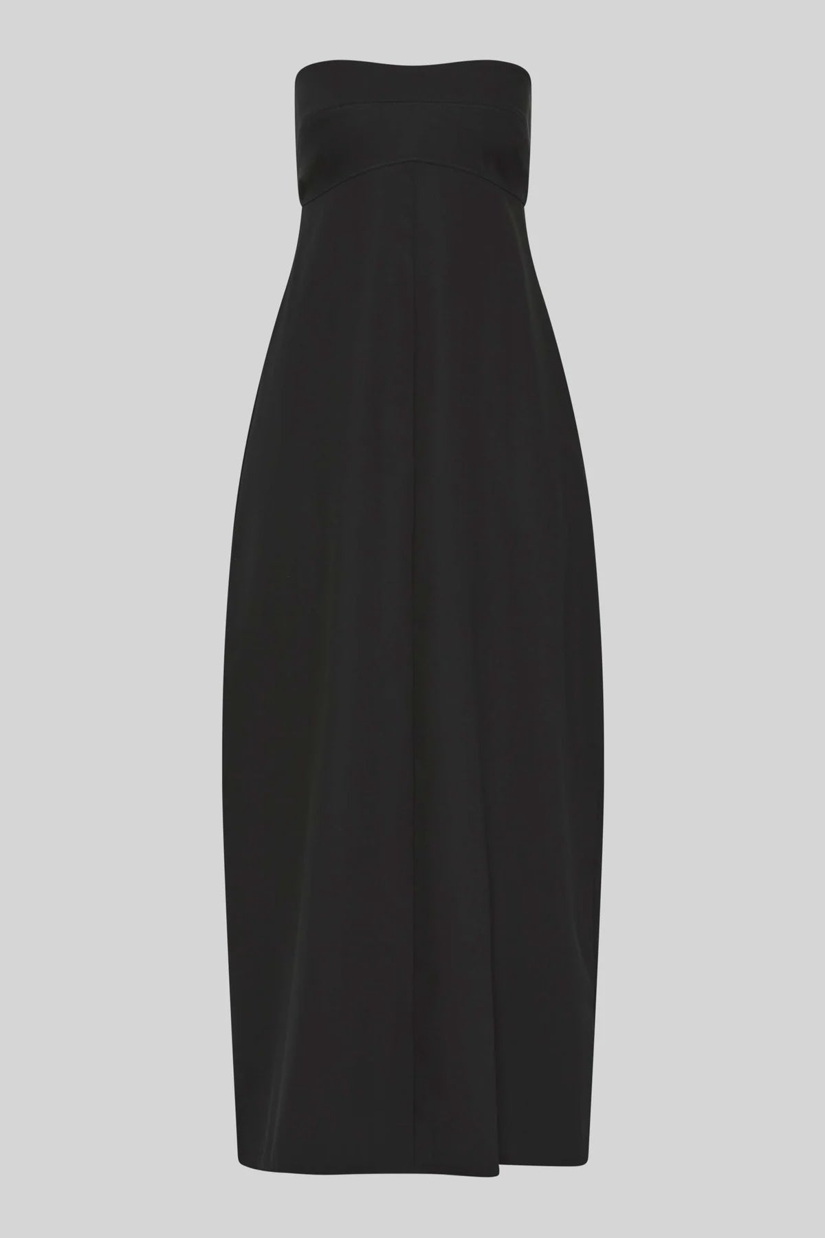 CANVAS PLEAT COCOON DRESS