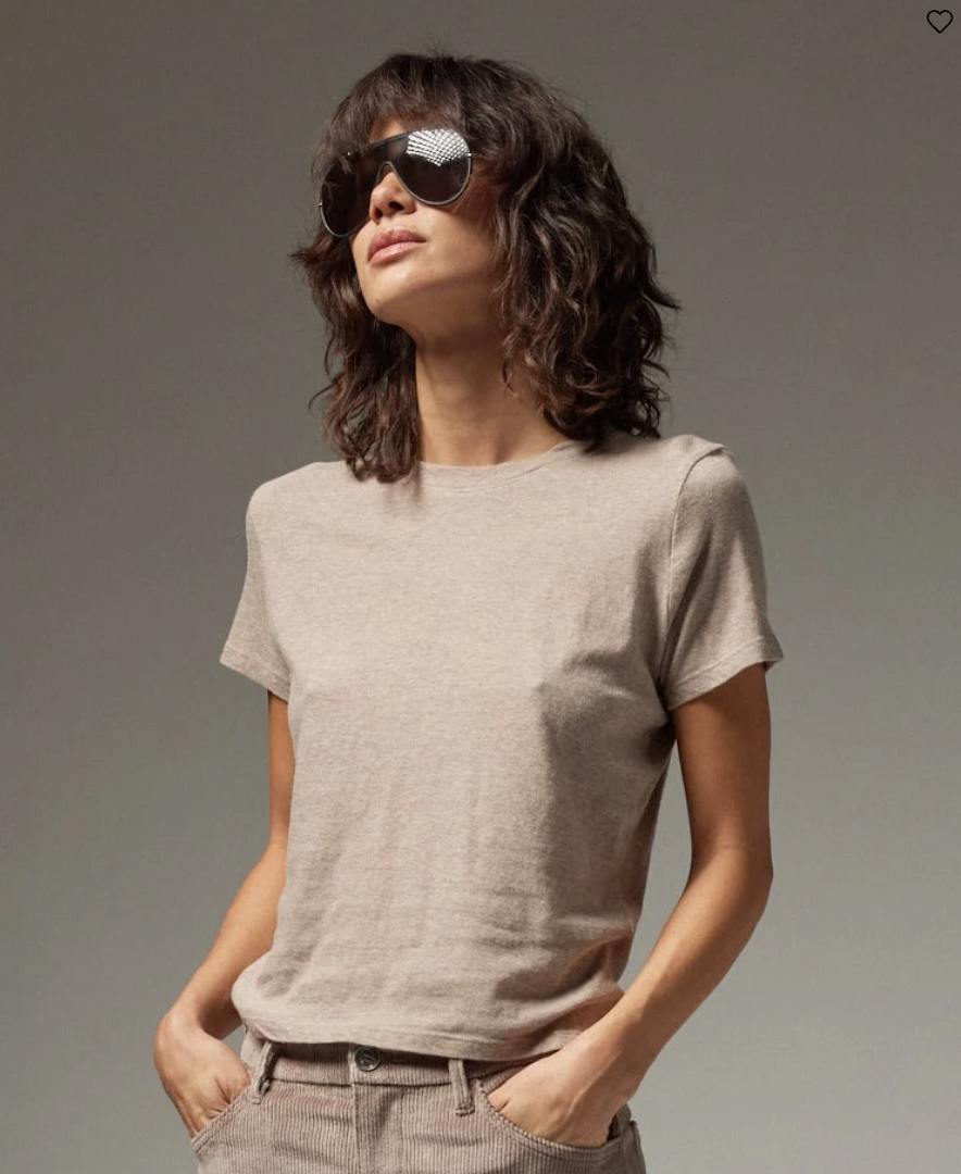 BABY TEE TAUPE