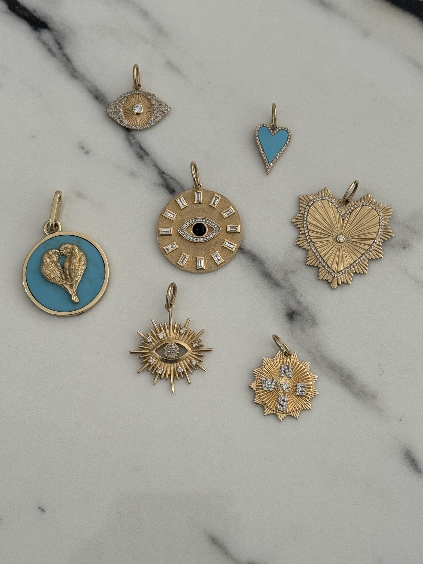 TURQUOISE HEART PENDANT
