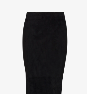 CAROLYN SUEDE TUBE SKIRT