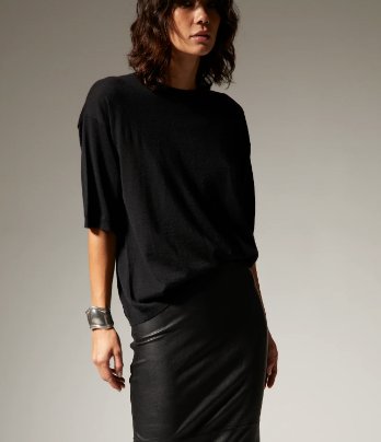 BOXY TEE CASHMERE
