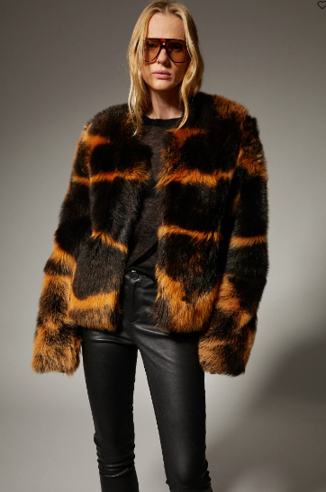 LOREN SHEARLING COAT