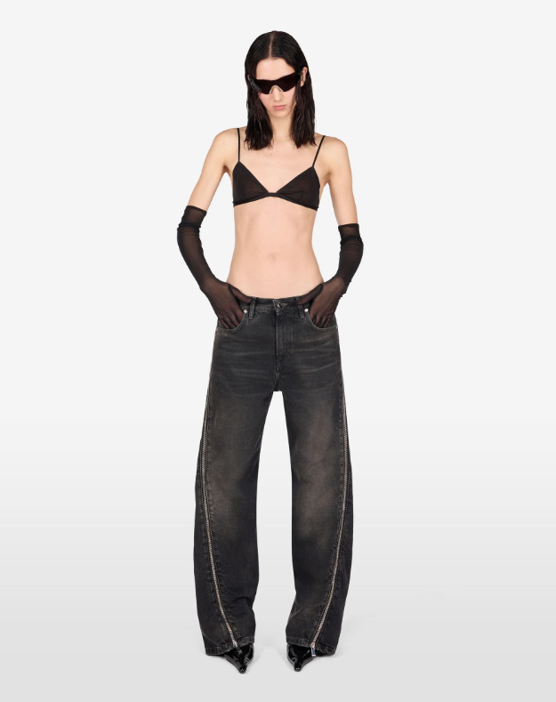 BONNIE ZIP DENIM JEANS